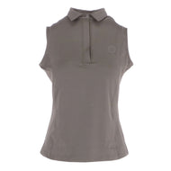 Montar Poloshirt Fiona Ärmellos Mud Montar Poloshirt Fiona Ärmellos Mud