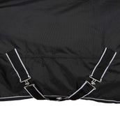 HKM Outdoordecke Premium 1680D 100g mit Teddy Fütterung Schwarz HKM Outdoordecke Premium 1680D 100g mit Teddy Fütterung Schwarz