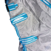 WeatherBeeta Fliegendecke ComFiTec Hexi Shield Combo Neck Silver/Teal Blue WeatherBeeta Fliegendecke ComFiTec Hexi Shield Combo Neck Silver/Teal Blue
