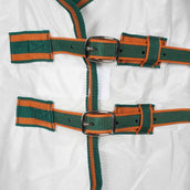 WeatherBeeta Fliegendecke ComFiTec Tyro Mesh Combo Neck White/Green/Burnt Orange WeatherBeeta Fliegendecke ComFiTec Tyro Mesh Combo Neck White/Green/Burnt Orange