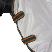 WeatherBeeta Fliegendecke ComFiTec Tyro Mesh Combo Neck White/Green/Burnt Orange WeatherBeeta Fliegendecke ComFiTec Tyro Mesh Combo Neck White/Green/Burnt Orange
