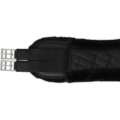 Waldhausen Spring Sattelgurt Half Moon Schwarz/Schwarz Waldhausen Spring Sattelgurt Half Moon Schwarz/Schwarz