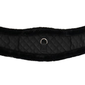 Waldhausen Spring Sattelgurt Half Moon Schwarz/Schwarz Waldhausen Spring Sattelgurt Half Moon Schwarz/Schwarz