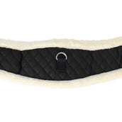 Waldhausen Spring Sattelgurt Half Moon Schwarz/Naturell Waldhausen Spring Sattelgurt Half Moon Schwarz/Naturell