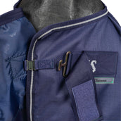 Agradi by Bucas Turnout Rug 200g Navy/Silber Agradi by Bucas Turnout Rug 200g Navy/Silber