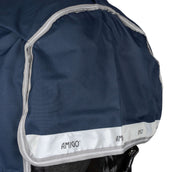 Amigo Turnout Rug Integrated 1200D 150g Navy/Titanium Grey/Silver Amigo Turnout Rug Integrated 1200D 150g Navy/Titanium Grey/Silver