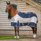 Velder Horsewear Premium Fliegendecke Rainless Fall Navy/Pearl Silver Velder Horsewear Premium Fliegendecke Rainless Fall Navy/Pearl Silver