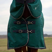 WeatherBeeta ComFiTec Plus Dynamic Turnout Detach-A-Neck 100g Forest Green/Navy WeatherBeeta ComFiTec Plus Dynamic Turnout Detach-A-Neck 100g Forest Green/Navy