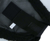 Kavalkade Fliegenmaske mit Ohren Schwarz Kavalkade Fliegenmaske mit Ohren Schwarz