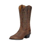 Ariat Westernstiefel Heritage R Toe Womans Braun Ariat Westernstiefel Heritage R Toe Womans Braun