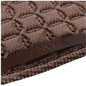 ANKY Schabracke Check Velvet XB25003 Dressur Deep Taupe ANKY Schabracke Check Velvet XB25003 Dressur Deep Taupe