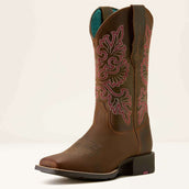 Ariat Westernstiefel Round Up Wide Square Toe Sassy Brown Ariat Westernstiefel Round Up Wide Square Toe Sassy Brown