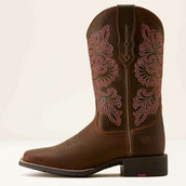Ariat Westernstiefel Round Up Wide Square Toe Sassy Brown Ariat Westernstiefel Round Up Wide Square Toe Sassy Brown