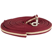 Premiere Longe Softgrip mit Karabinerhaken Bordeaux/Karamell Premiere Longe Softgrip mit Karabinerhaken Bordeaux/Karamell