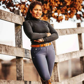 Back on Track Reithose Julia Full Grip Blau Back on Track Reithose Julia Full Grip Blau