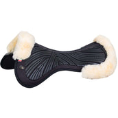 BR Sattelunterlage Memory Foam & Gel Sheepskin Schwarz/Naturell BR Sattelunterlage Memory Foam & Gel Sheepskin Schwarz/Naturell