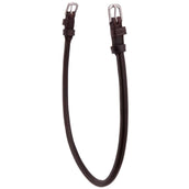 BR Kehlriemen Rund Genäht mit Runden Schnallen Braun/Silber BR Kehlriemen Rund Genäht mit Runden Schnallen Braun/Silber