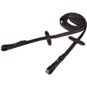 BR Zügel Leinen 19mm Anti-Slip E Verschluss Schwarz/Silber BR Zügel Leinen 19mm Anti-Slip E Verschluss Schwarz/Silber