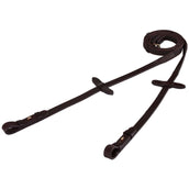 BR Zügel Leinen 19mm Anti-Slip E Verschluss braun/gold BR Zügel Leinen 19mm Anti-Slip E Verschluss braun/gold