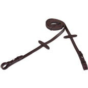 BR Zügel Leinen 19mm Anti-Slip E Verschluss Braun/Silber BR Zügel Leinen 19mm Anti-Slip E Verschluss Braun/Silber