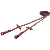 BR Zügel Leinen 19mm Anti-Slip E Verschluss Tobacco BR Zügel Leinen 19mm Anti-Slip E Verschluss Tobacco