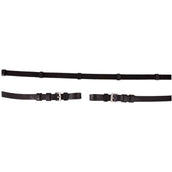 Premiere Zügel Leinen 16mm mit Schanllenverschluss Schwarz Premiere Zügel Leinen 16mm mit Schanllenverschluss Schwarz