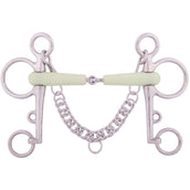 BR einfach gebrochenes Pelham Apple Mouth 18mm Edelstahl BR einfach gebrochenes Pelham Apple Mouth 18mm Edelstahl