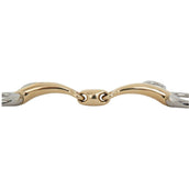 BR Bauchertrense Soft Contact Gebogen Doppelt Gebrochen Knebel 12mm BR Bauchertrense Soft Contact Gebogen Doppelt Gebrochen Knebel 12mm