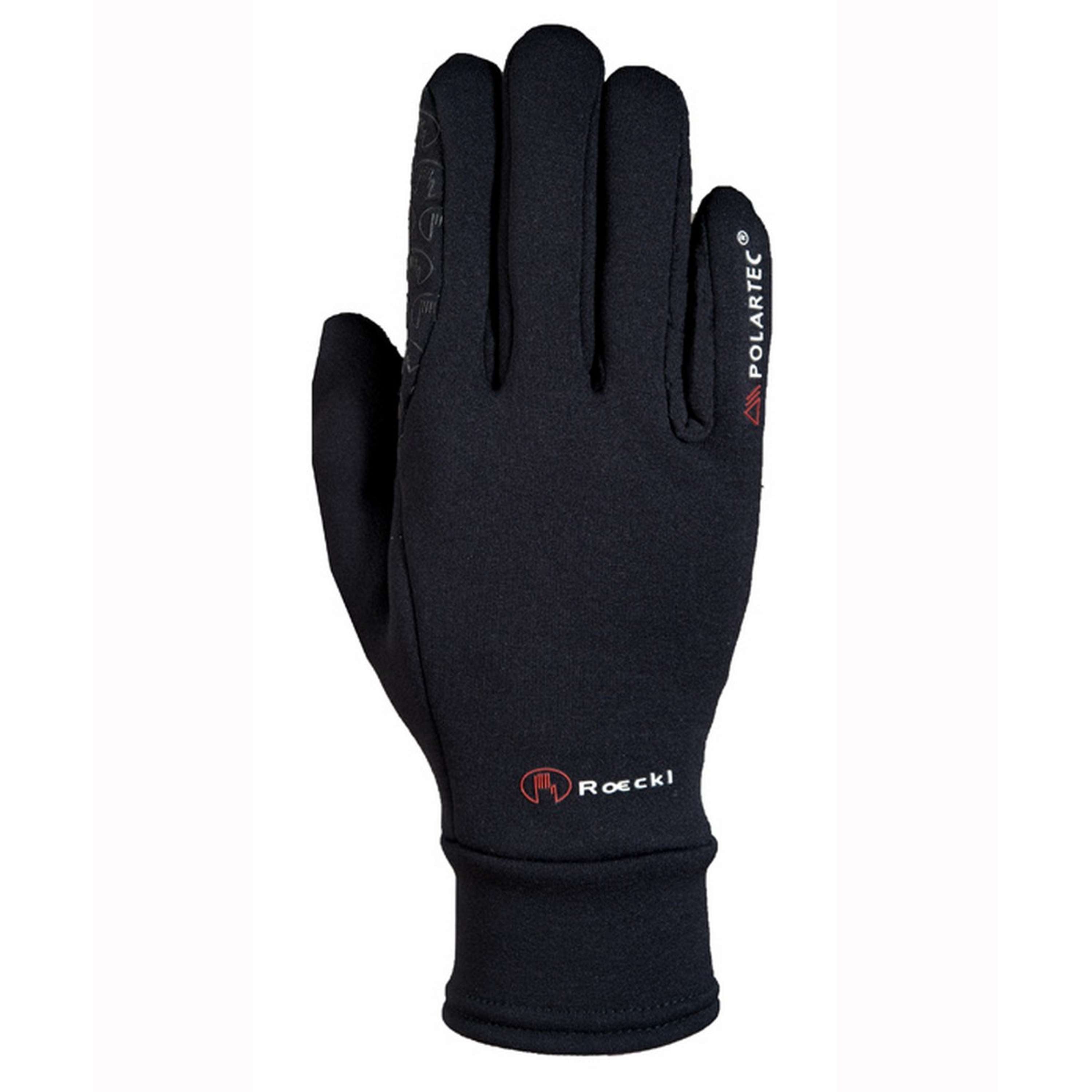 voltigier handschuhe Roeckl Reithandschuhe Warwick Polartec Schwarz
