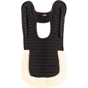 Premiere Sattelunterlage Artificial Fur mit Widerristausschnit Schwarz/Naturell Premiere Sattelunterlage Artificial Fur mit Widerristausschnit Schwarz/Naturell
