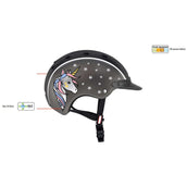 Casco Reithelm Nori Schwarz/Grau/Einhorn Casco Reithelm Nori Schwarz/Grau/Einhorn