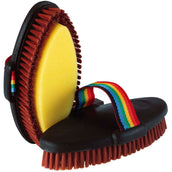 Hippotonic Bürste mit Schwamm Rücken aus PVC Schwarz Hippotonic Bürste mit Schwamm Rücken aus PVC Schwarz