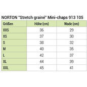 Norton Minichaps Stretch Grain Braun Norton Minichaps Stretch Grain Braun