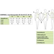 Komperdell Rückenprotector Junior Schwarz/Fuchsie Komperdell Rückenprotector Junior Schwarz/Fuchsie