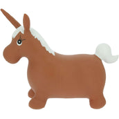 Equi-kids Skippyball Unicorn Braun/Weiß Equi-kids Skippyball Unicorn Braun/Weiß