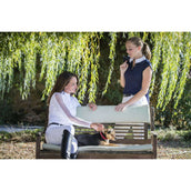 EQUITHÈME Turniershirt Brussels mit Strass Marineblau EQUITHÈME Turniershirt Brussels mit Strass Marineblau