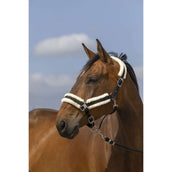 EQUITHÈME Halfter Mouton Nylon Schwarz/Weiß EQUITHÈME Halfter Mouton Nylon Schwarz/Weiß