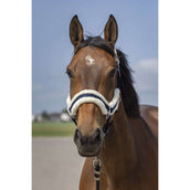 EQUITHÈME Halfter Mouton Nylon Navy/Weiß EQUITHÈME Halfter Mouton Nylon Navy/Weiß