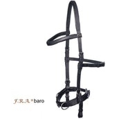 F.R.A. Kapzaum Baro Leder Schwarz F.R.A. Kapzaum Baro Leder Schwarz