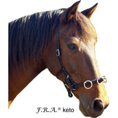 F.R.A. Kapzaum Keto Leder Schwarz F.R.A. Kapzaum Keto Leder Schwarz