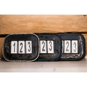 HB Startnummer Shine mit Glitzer Schwarz/Silber Glitzer HB Startnummer Shine mit Glitzer Schwarz/Silber Glitzer