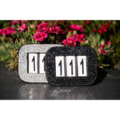 HB Startnummern Glitzer Schwarz HB Startnummern Glitzer Schwarz