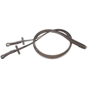 Harry's Horse Zügel Leder mit Gummi-Unterseite Braun Harry's Horse Zügel Leder mit Gummi-Unterseite Braun