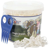 Harry's Horse Einflechtgummis Magic Braids Topf Weiß Harry's Horse Einflechtgummis Magic Braids Topf Weiß