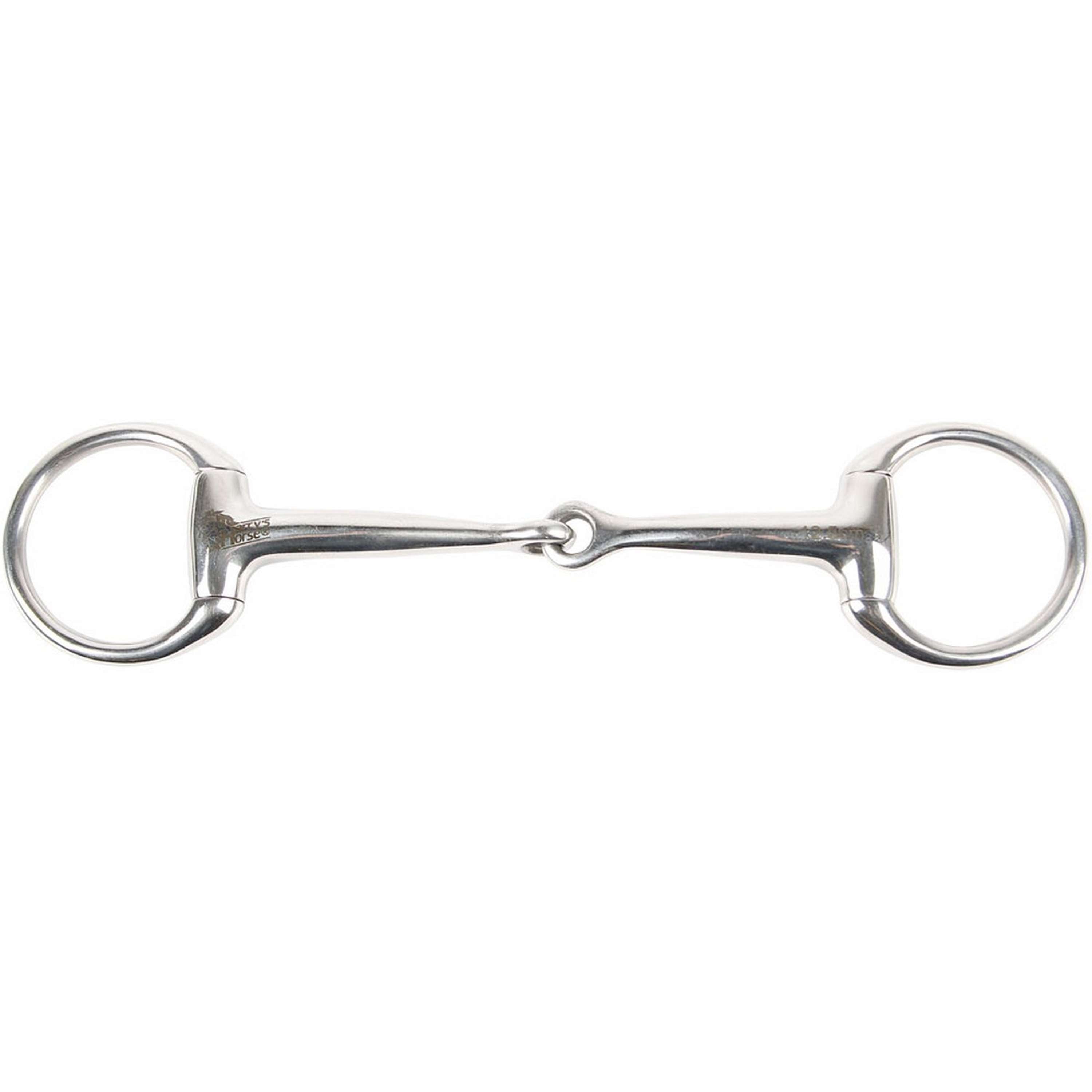 Harry's Horse Embout 12,5 D Double Cassé - Mors 12,5 Cm Pour Cheval