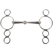 Harry's Horse Vierfachringtrense 3 zusätzliche Ringe Harry's Horse Vierfachringtrense 3 zusätzliche Ringe