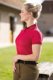 HKM Poloshirt Classico Cranberry HKM Poloshirt Classico Cranberry
