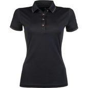HKM Poloshirt Rosegold Glamour Schwarz/Roségold HKM Poloshirt Rosegold Glamour Schwarz/Roségold