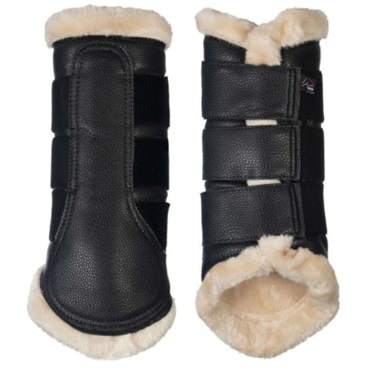 HKM Beinschutz Comfort Premium Fur Schwarz