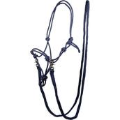 HKM Knotenhalfter mit Zügel Schwarz HKM Knotenhalfter mit Zügel Schwarz
